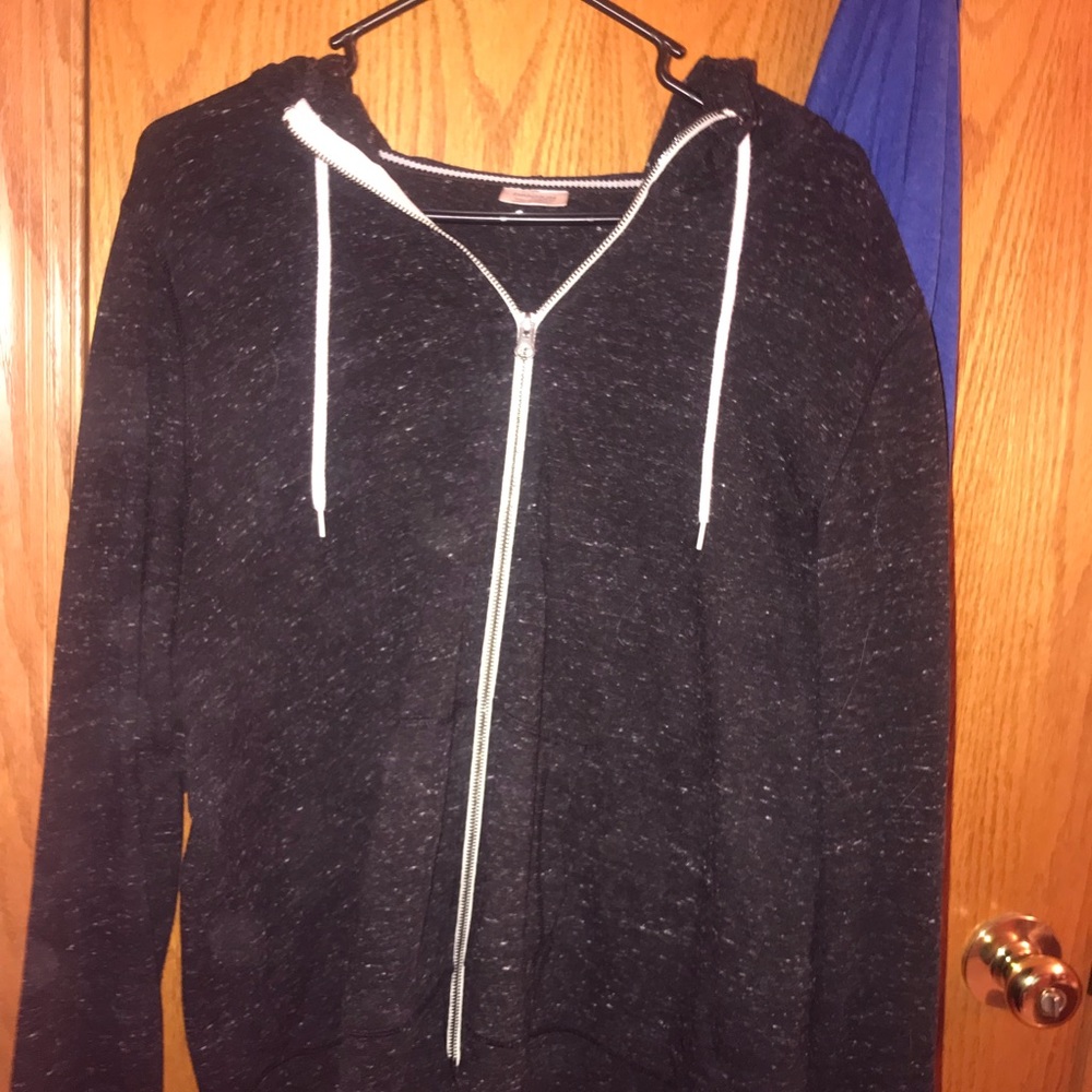 Black plus size hoodie